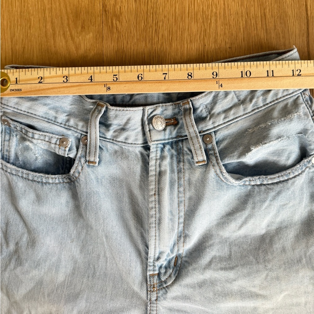Madewell Women’s High Rise Slim Straight Jeans Size 24 Light Wash Denim - Picture 5 of 7